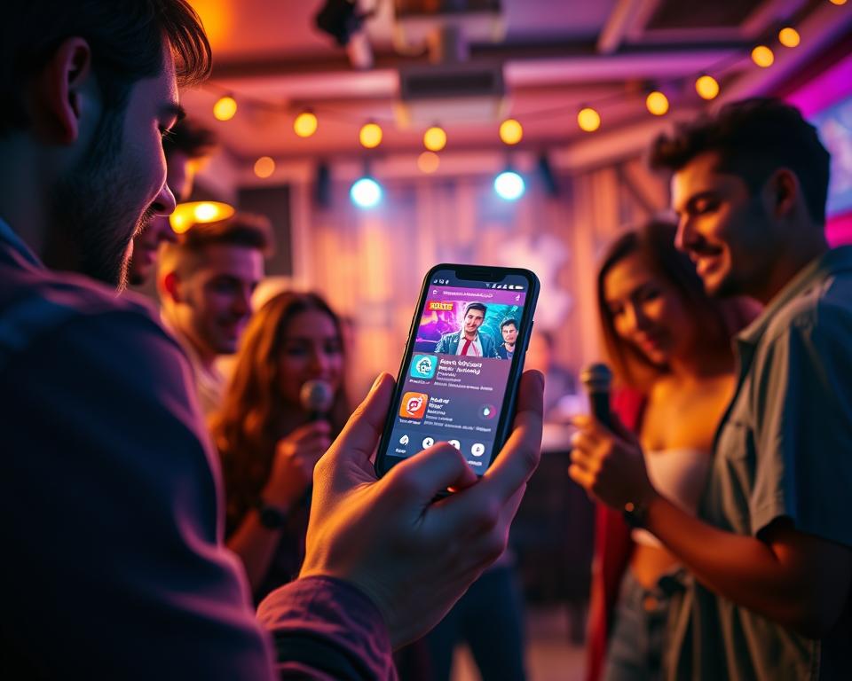 Aproveite o seu momento de diversão com o app de karaoke perfeito